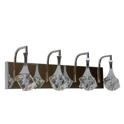 Check spelling or type a new query. Decor Therapy Hepburn 24 in. 4-Light Chrome and Glass LED ...