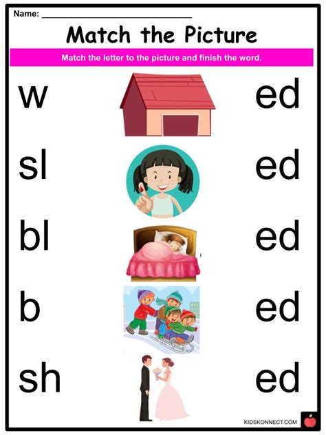 Phonics Ed Sounds Worksheets And Activities For Kids