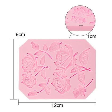 molde de silicone rosas flores para confeitar