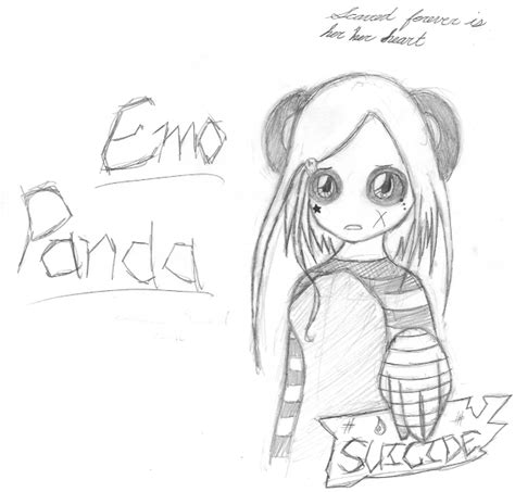 Emo Panda D8 By Kuratachi125 On Deviantart