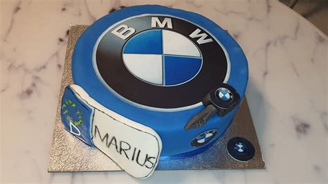 Design Mens Bmw Birthday Cake Bmw Cake Car Lovers Cake Mag Wheels