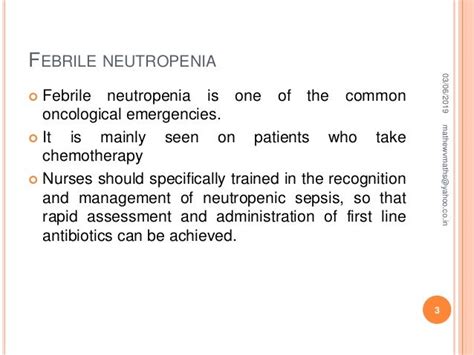Febrile Neutropenia Nursing Ppt