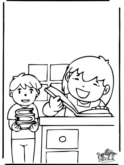 National Library Week Coloring Pages Coloring Home