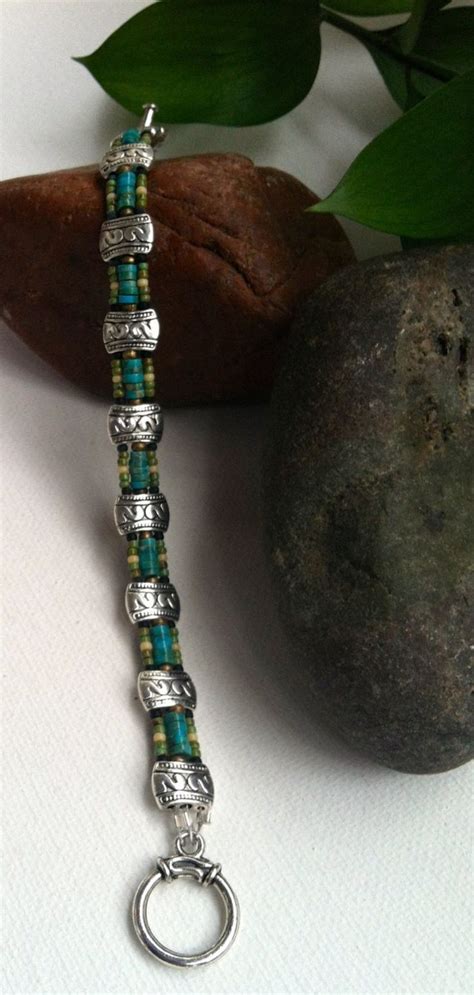 mens turquoise bracelet mens bracelet genuine turquoise real turquoise southwestern jewelry