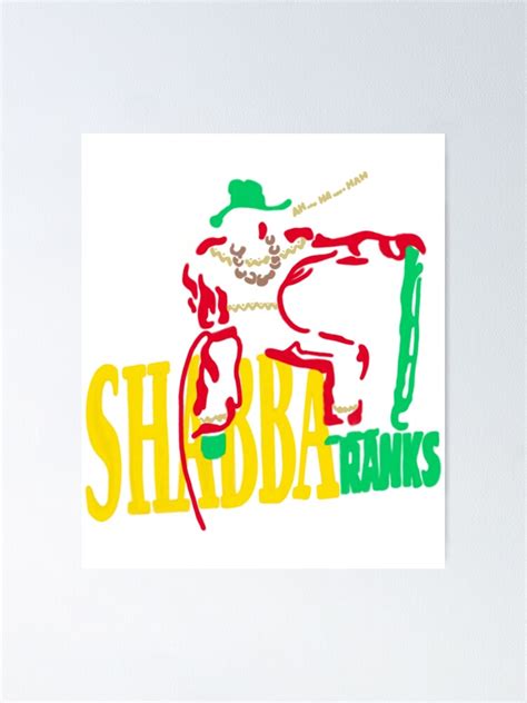 Shabba Ranks 90s Jamaican Poster For Sale By Crytallittle999 Redbubble