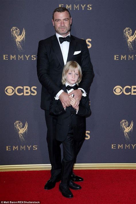 Proud Dad Liev Schreiber Takes Son Kai As His Date To The Emmys Liev