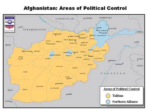 Афганистан — (afghanistan), гос во в юго зап. Map: Areas Under Taliban Control
