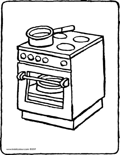 To print oven coloring pages click on the link of required size.this will open a new window of printable coloring image.in the new window you will see print link on upper right corner of window, click on the link to print oven coloring page. cooker - kiddicolour
