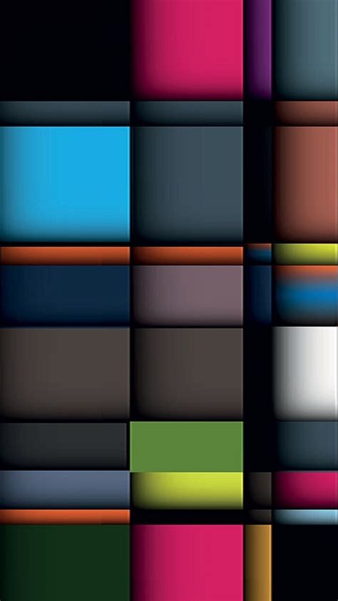 Download Colorful Square Abstract Mobile Wallpaper