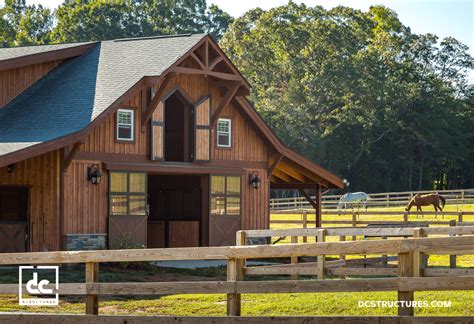 Running up to the fence and petting the horse along its muzzle how are you girl? Horse Barn Kits - DC Structures