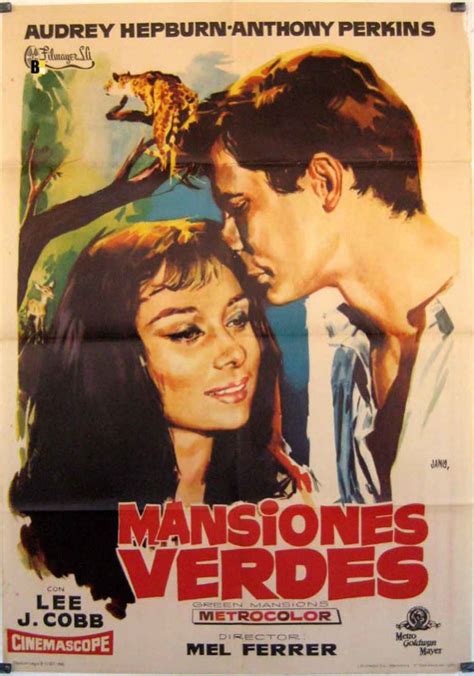 Vertes Demeures Movie Poster Green Mansions Movie Poster