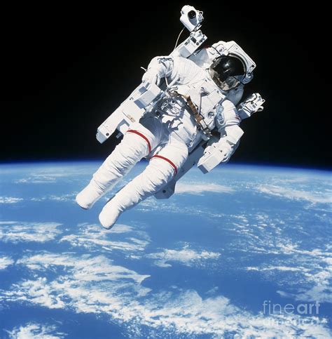 Astronaut Floating In Space Stocktrek Images Center For Planetary