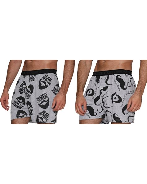 Fun Boxers Mens Funny Underwear Boxer Shorts 2 Pc Fun Briefs Staches Size Small Walmart