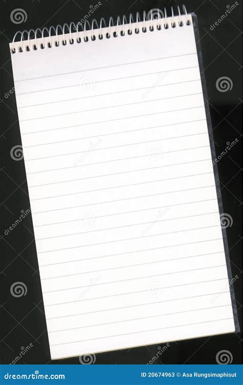 Notepad Stock Image Image Of Book Page Drawing Business 20674963