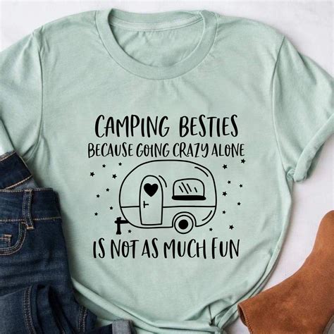 Camping Besties Shirt Matching Vacation Shirts Camping Crew Etsy