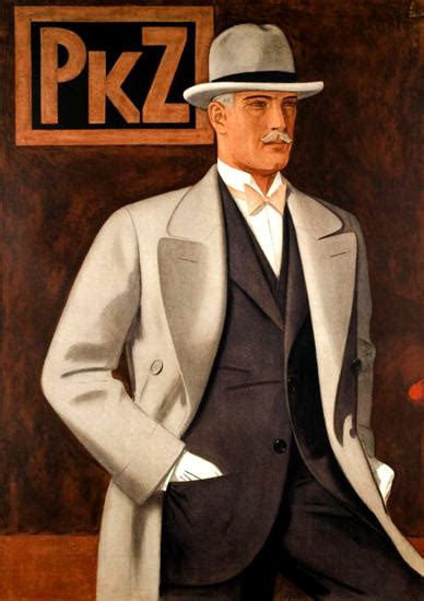 Pkz Switzerland 1927 Fashion Mad Men Art Vintage Ad Art Collection