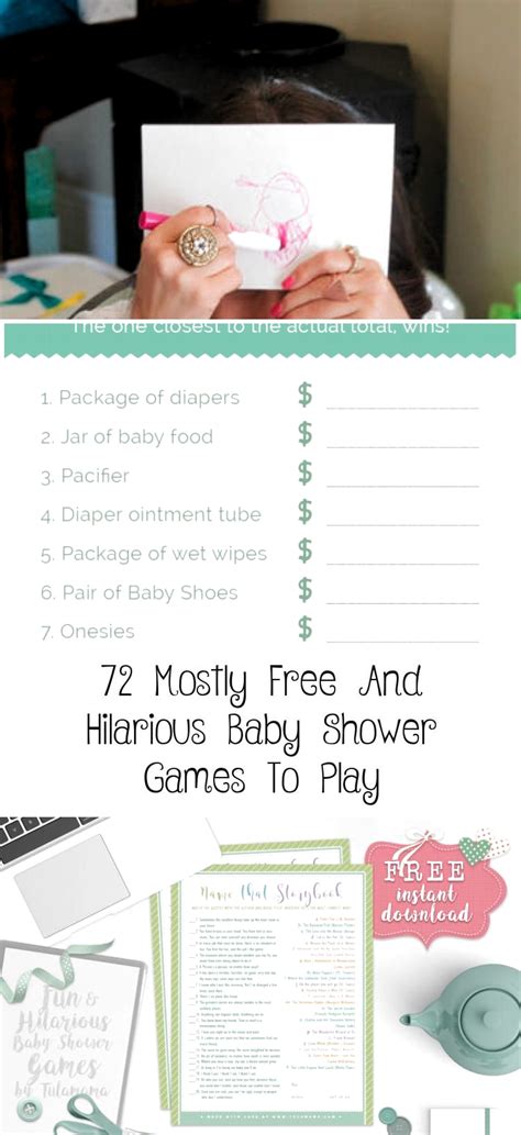Mostly Free And Hilarious Baby Shower Games To Play Tulamama