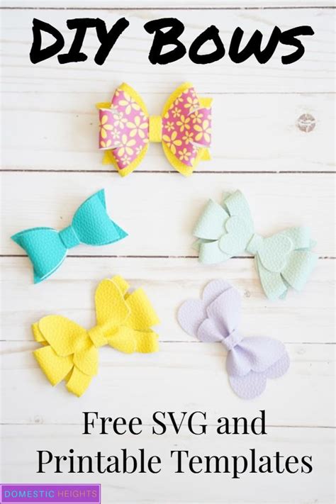Mermaid tail bow | free svg & template update: 5 Free Hair Bow Templates | Bow template, Diy headband, Diy hair bows