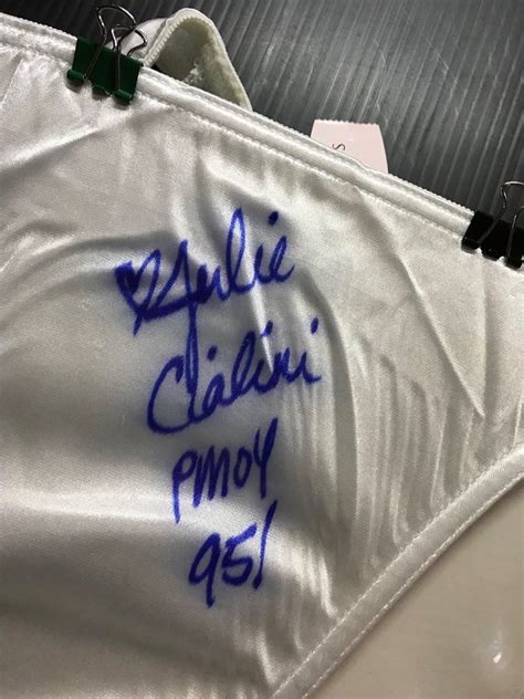 Julie Cialini Signed Panties Playboy Playmate Of The Ye