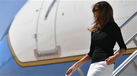 Photos First Lady Melania Trump Visits Immigration Facilities In