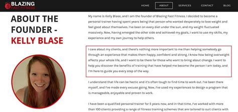 Best Templates Personal Trainer Bio Examples