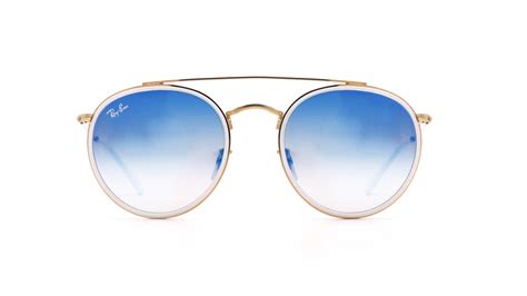 Ray Ban Round Double Bridge Gold Rb3647n 0014o 51 22 Visiofactory