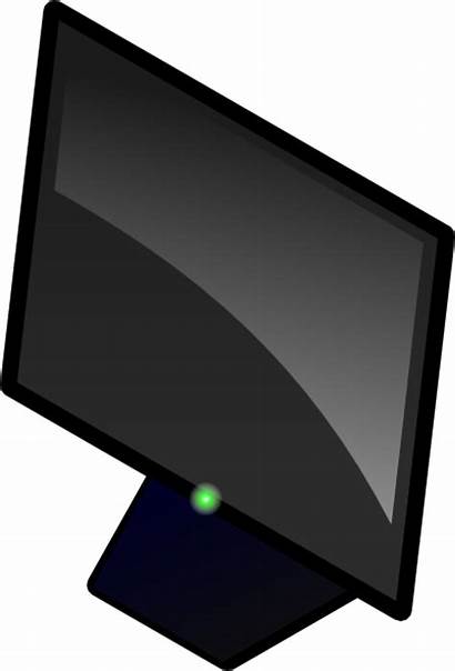 Computer Screen Clipart Clip Drawing Vector Office