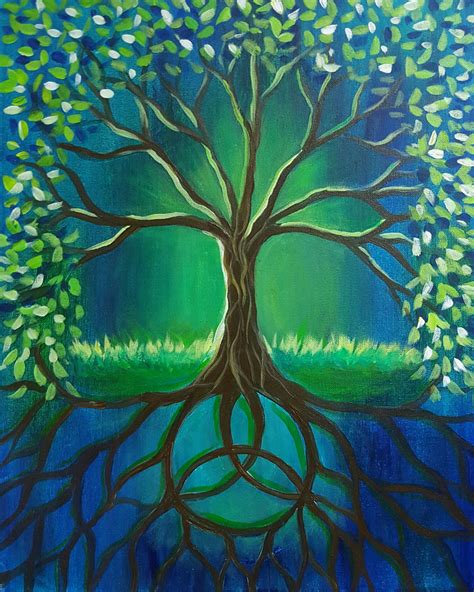 Image Result For Tree Paintings On Canvas Tree Of Life Painting