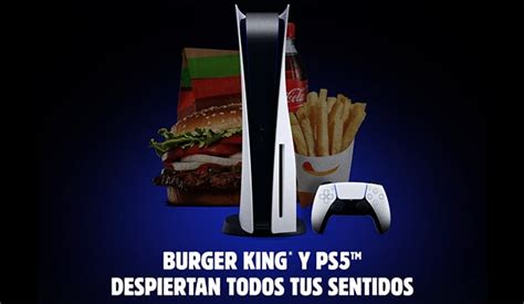 Burger King Y Playstation Sortean La Ps5 A Través De 6 Sentidos