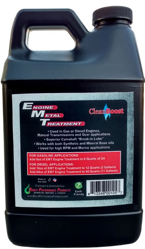 Cleanboost® Emt™ 64 Oz Oil Additives For Engine Metal Treatment