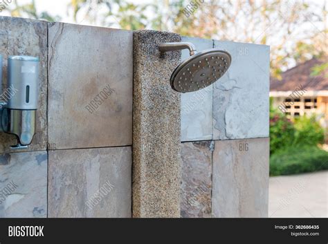Outdoor Shower Image And Photo Free Trial Bigstock