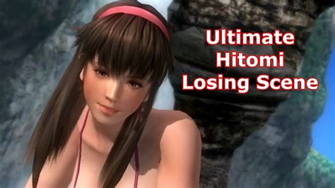 Dead Or Alive 5 Ultimate Hitomi Ultimate Losing Scene Youtube