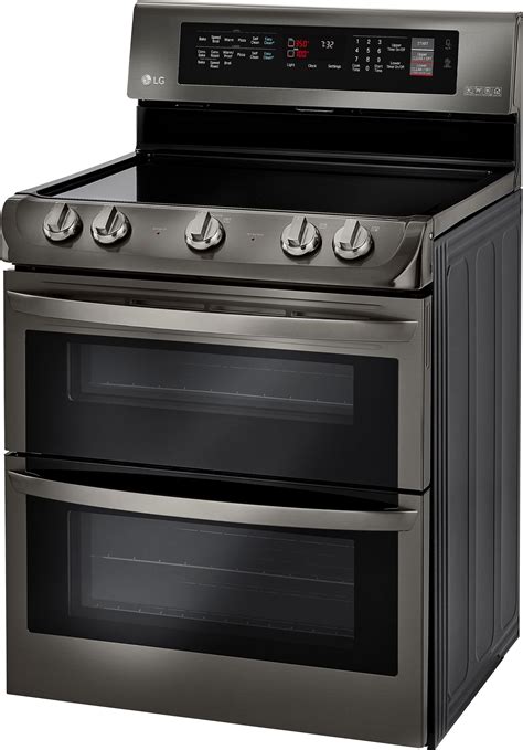 Lg 73 Cu Ft Self Cleaning Freestanding Double Oven Electric Range