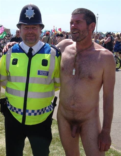 Matthew On Twitter Group Photo With Police Officers In Nude