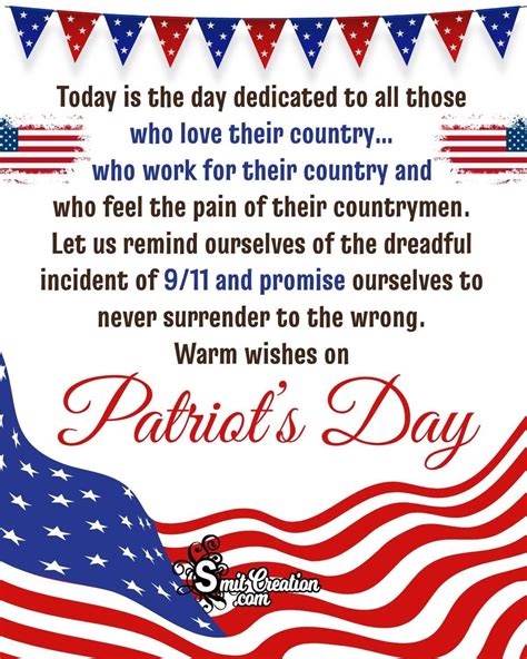 Patriot Day Wishes Messages Images