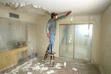 How to safely get rid of popcorn ceilings without paying for asbestos abatement. What Are The Requirements To Remove an Asbestos "Popcorn ...