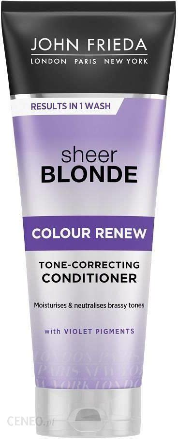 Odżywka Do Włosów John Frieda Sheer Blonde Colour Renew Odżywka Neutralizująca żółty Odcień
