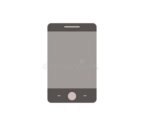 Icono De Smartphones Ilustrado En Los Vectores En El Fondo Blanco Stock