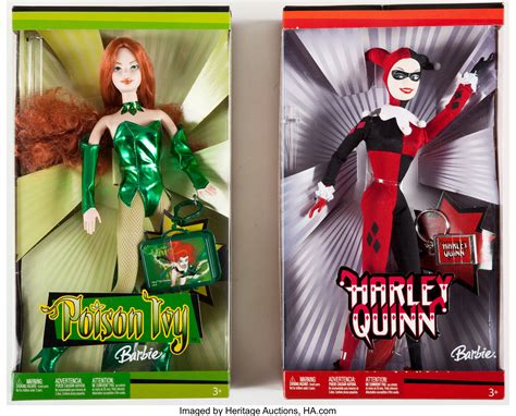 Poison Ivy And Harley Quinn Barbie Doll Group Mattel 2004 05