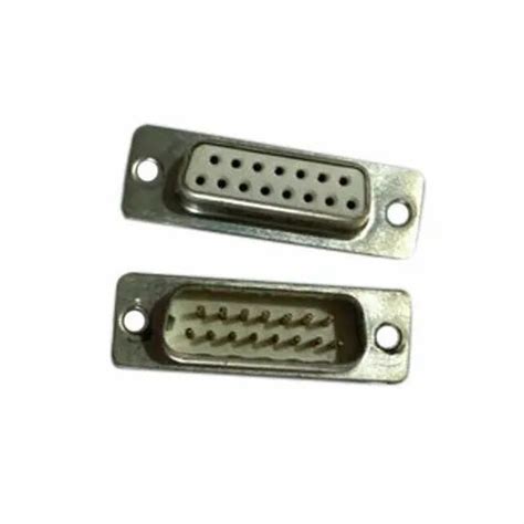 Brass Db 15 Pin Female D Sub Connector 5 Amp At Rs 15pair In Noida