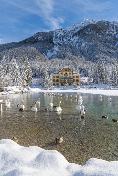 Dobbiacotoblach Province Of Bolzano South Tyrol Italy Winter At The