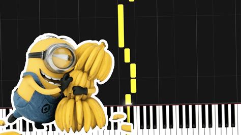 Banana Song Minions Easy Piano Tutorial Despicable Me 2 Acordes