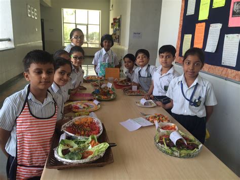 Healthy Salad Making Competition 3 To 5 The Millennium School Indore