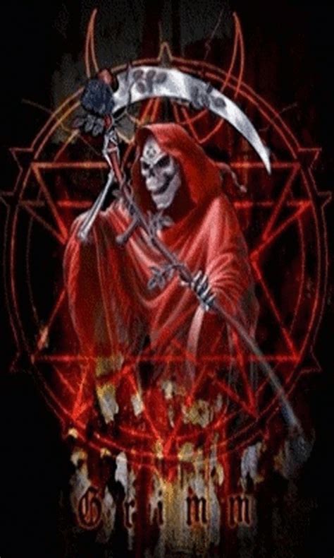Red Grim Reaper Live Wallpaper Appstore For Android