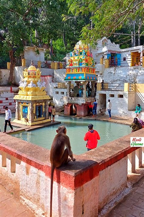 Anthargange Caves And Temple Kolar India Karnataka Trekking