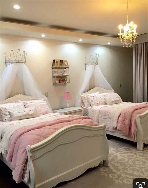 30 Impressive Girls Bedroom Ideas With Princess Themed Twin Girl