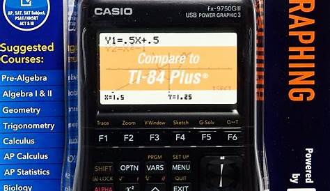 Casio FX-9750GIII Graphing Calculator, Black sold by Electronic Palace