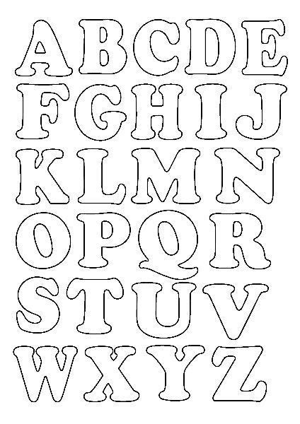 Molde Letra Artofit Printable Letter Templates Printable Alphabet Letters Lettering Alphabet