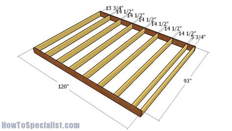 8x10 Shed Plans Howtospecialist How To Build Step By Step Diy Plans