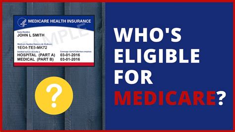 Medicare Explained Whos Eligible For Medicare Youtube